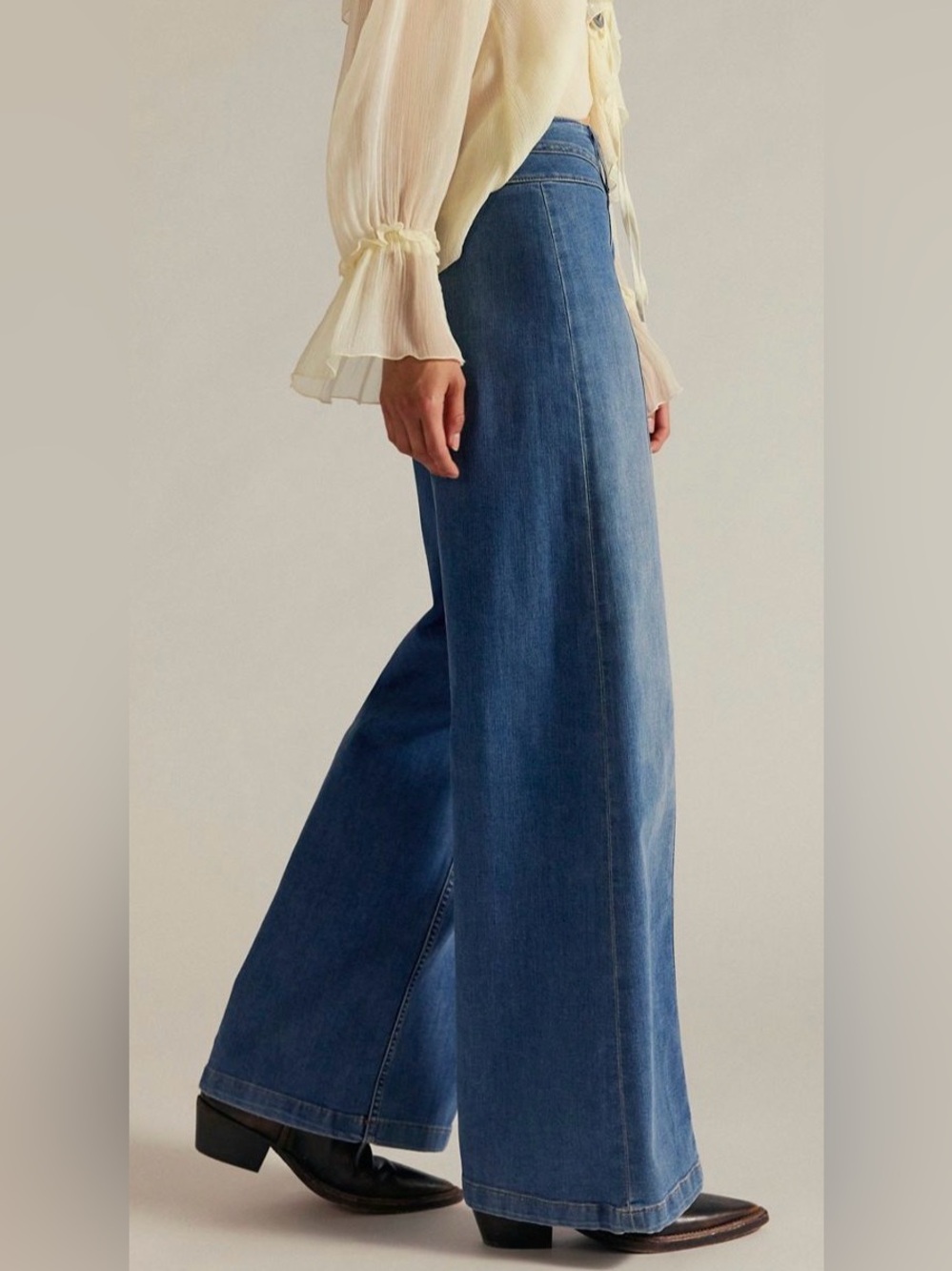 Free People We the Free Libre Wide Leg jeans - Picture 2 of 14
